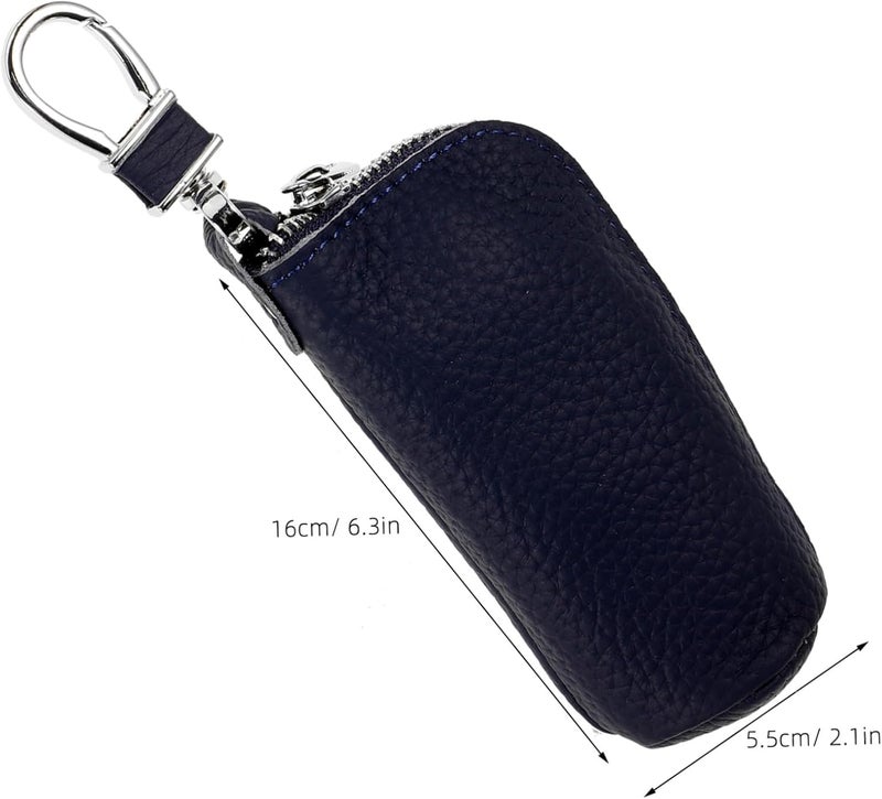 OUNONA Multi-Functional Soft Key Holder Pouch Secure Zipper Closure for Organizing Car Keys and Essentials Versatile Keychain Bag for Everyday Use - Image 2