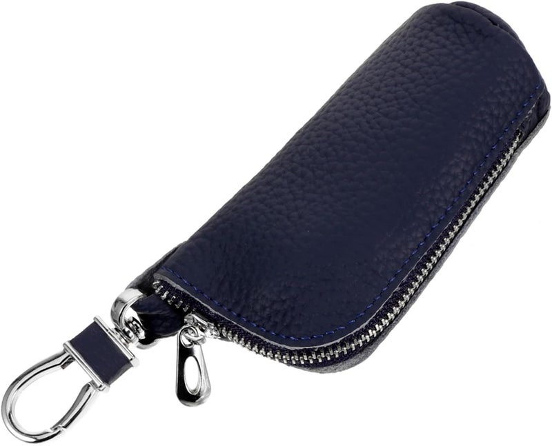 OUNONA Multi-Functional Soft Key Holder Pouch Secure Zipper Closure for Organizing Car Keys and Essentials Versatile Keychain Bag for Everyday Use - Image 1