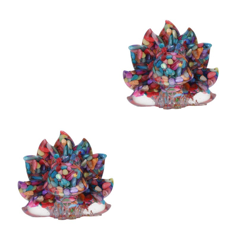 2pcs Resin -shaped Ornament for Home Office Desktop Decor - Image 1
