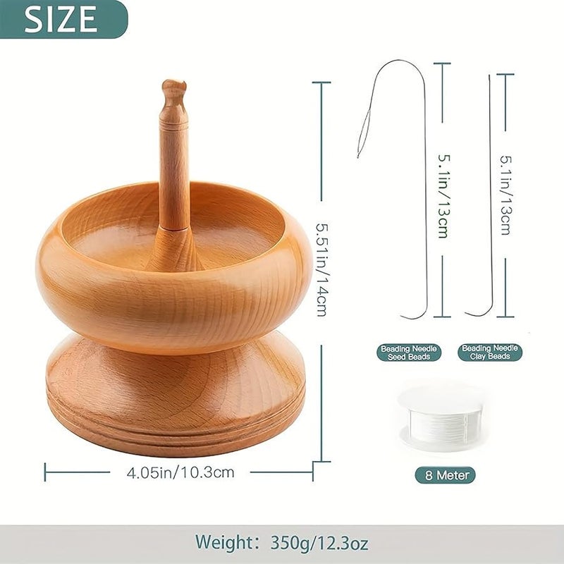 وعاء الغزل بالخرز الخشبي لأداة صنع المجوهرات السريعة والدقيقة - Image 4