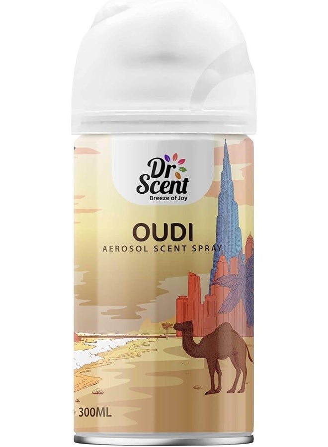 Dr Scent Air Freshener Oudi Aerosol Spray (300ml) - Image 1
