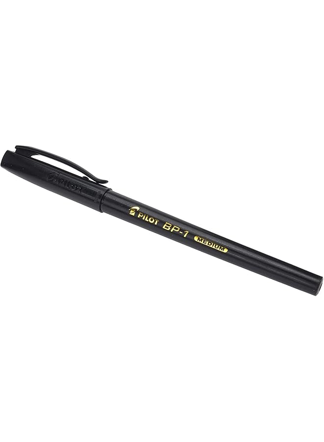 بايلوت قلم حبر جاف أسود 1 ميجابايت من بي بي، مقاس الطرف 1.0 مم - Image 1