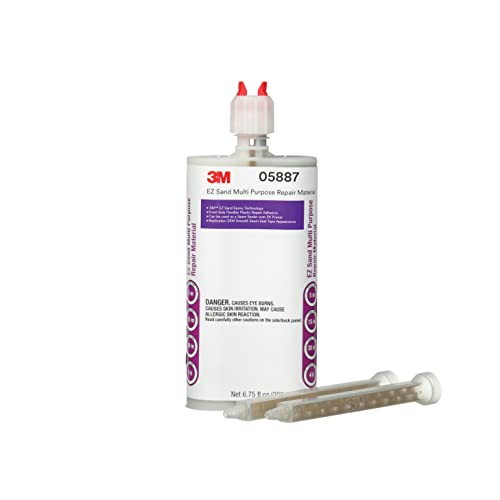 3M EZ Sand Multi Purpose Repair Material, 05887, Ready-To-Use, Two-Part Epoxy Finishing Adhesive, 200 mL/6.75 fl oz Cartridge - Image 1