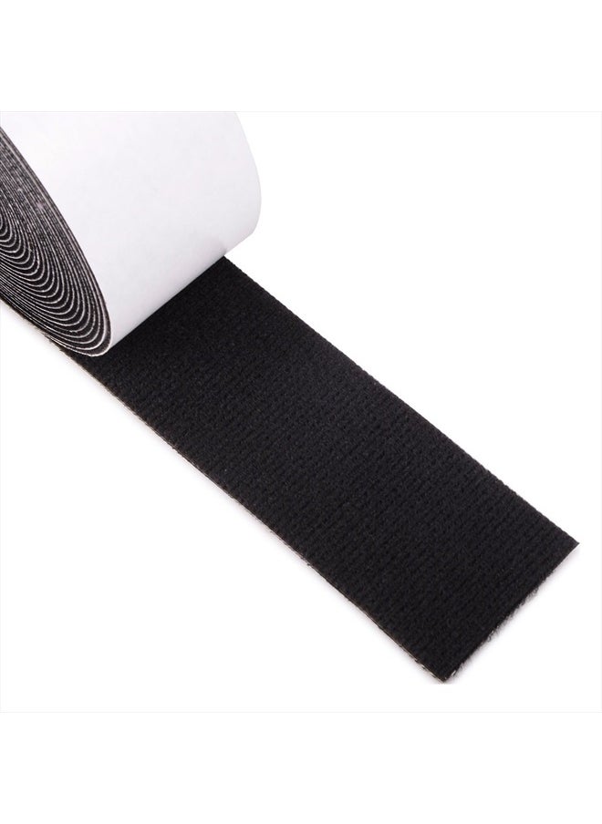 FOSHIO Automotive 196.8inch/5M Length Black Fiber Squeegee Felt Self Adhesive Decal Felt Polyester Felt for Auto Vinyl Wraps Tools Wallpaper Tools Furniture Pads  - Image 1
