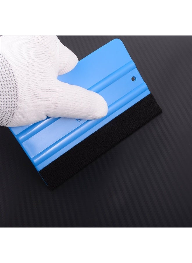 FOSHIO Automotive 196.8inch/5M Length Black Fiber Squeegee Felt Self Adhesive Decal Felt Polyester Felt for Auto Vinyl Wraps Tools Wallpaper Tools Furniture Pads  - Image 5