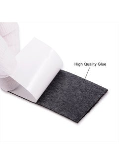 FOSHIO Automotive 196.8inch/5M Length Black Fiber Squeegee Felt Self Adhesive Decal Felt Polyester Felt for Auto Vinyl Wraps Tools Wallpaper Tools Furniture Pads  - Image 2