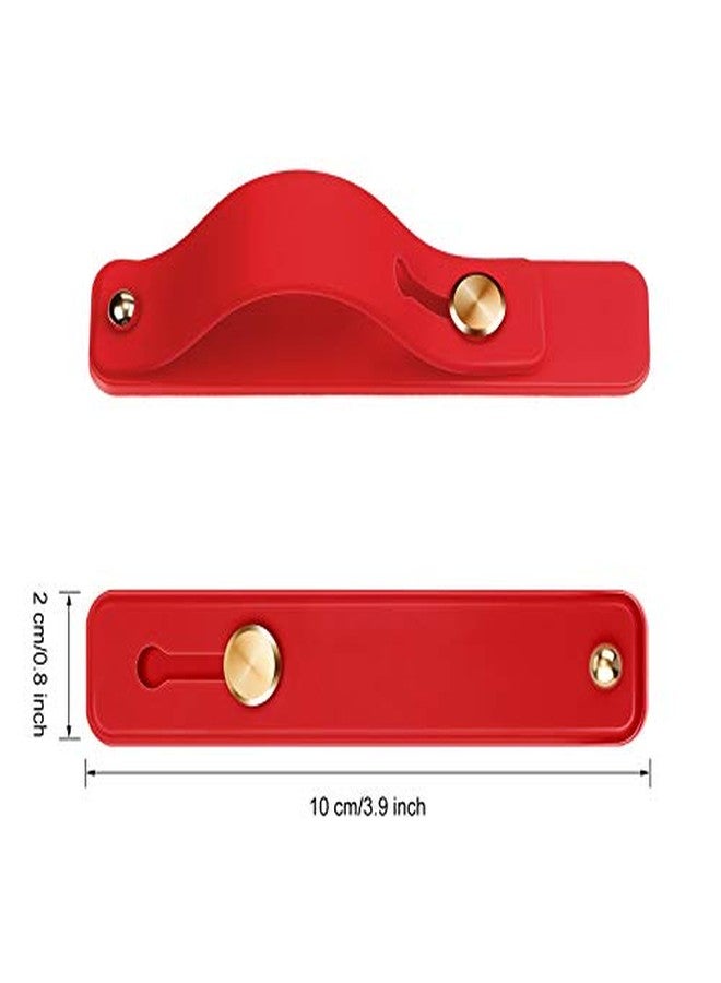 Weewooday 12 Pcs Phone Grip Strap Telescopic Finger Strap Bracket Portable Phone Finger Kickstand Handle Grip Holder(Soft Colors) - Image 2