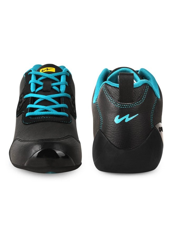 Campus Men's Camp Zylon Sneakers - 6Uk/India 22G-985, Black - Image 3