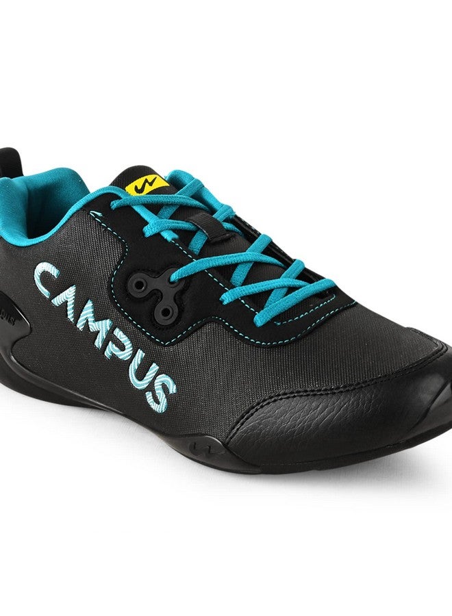Campus Men's Camp Zylon Sneakers - 6Uk/India 22G-985, Black - Image 4