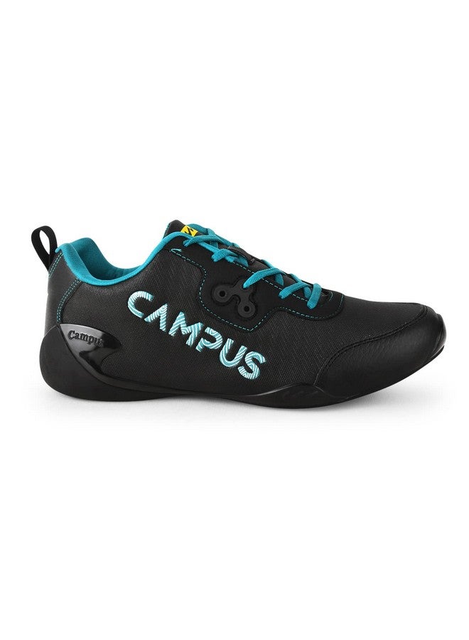 Campus Men's Camp Zylon Sneakers - 6Uk/India 22G-985, Black - Image 2