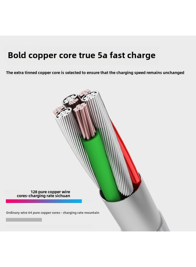 Applicable To Huawei Nova6 Charging Line Fast Charging Nova6se Flash Charging 5A Data Line Nove6-Color:Super Fast Charging Cable 1 Nova6 Series_1.5m  - Image 5