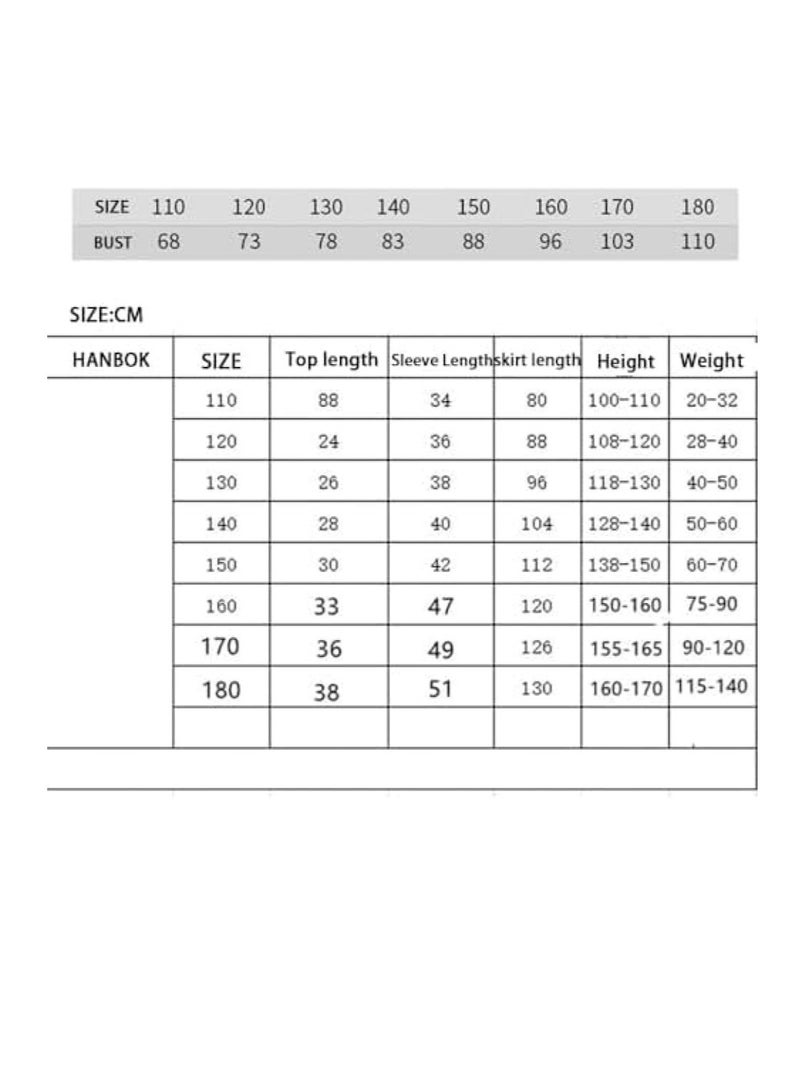 GUDOO Princess Costume for Gril KoreanTraditional Long Sleeve Hanbok Dress Cosplay Costume Set With Accessories Kit - Image 2