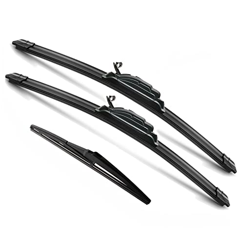 JustCar 3 Wipers Replacement for 20092018 2019 2020 Dodge Journey Windshield Wiper Blades Original Equipment Replacement 241912A Set of 3 UJ HOOK