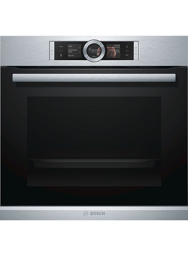 BOSCH Built-In Oven with PerfectBake and PerfectRoast, 60 cm, with TFT Touch Display for Easy Control HBG656RS1M Stainless Steel - Image 1