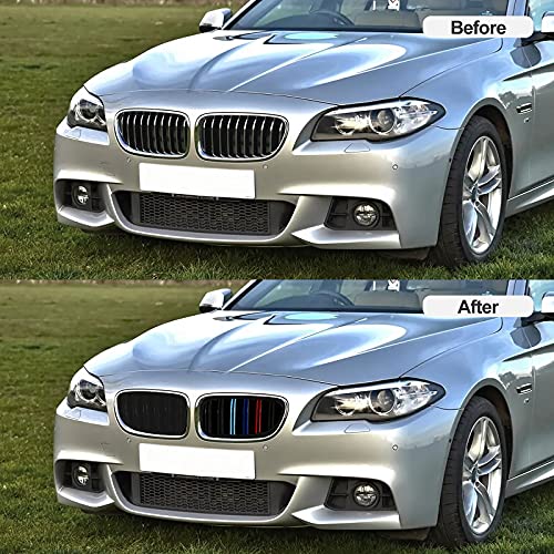 ATPOEN Grill Grille Kindey for BMW 5 Series F10 F11 F18 M5 520i 523i 525i 528i 530i 535i 550i 2010 2011 2012 2013 2014 2015 2016 2017 ATPOEN Front Grille, M-Color - Image 5