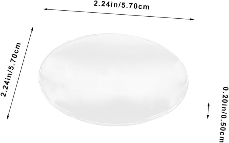 FRCOLOR 10pcs Acrylic Lens for Reading and Crafting Magnification Lenses for Easy Installation for Observation and Hand-Making Activities - Image 2