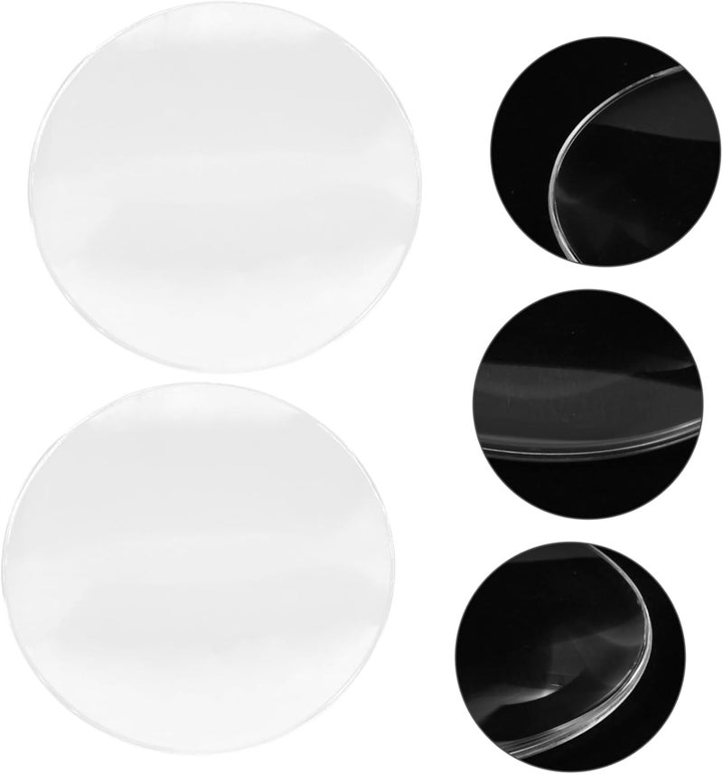 FRCOLOR 10pcs Acrylic Lens for Reading and Crafting Magnification Lenses for Easy Installation for Observation and Hand-Making Activities - Image 4