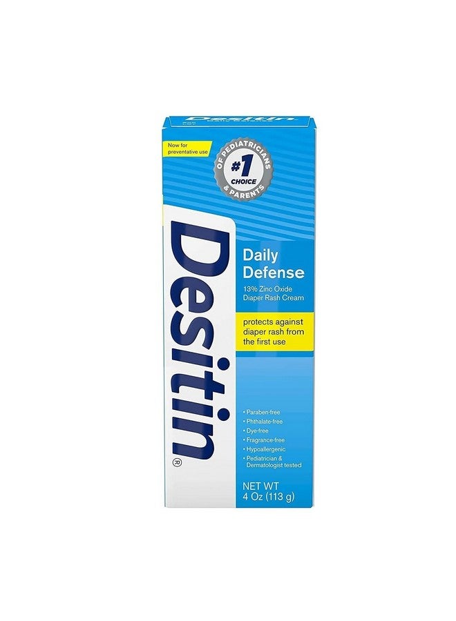 Comfort Axis كريم ديسيتين للدفاع اليومي ضد طفح الحفاض مع أكسيد الزنك 4 أونصات و 2 أونصة حزمة مزدوجة - Image 3