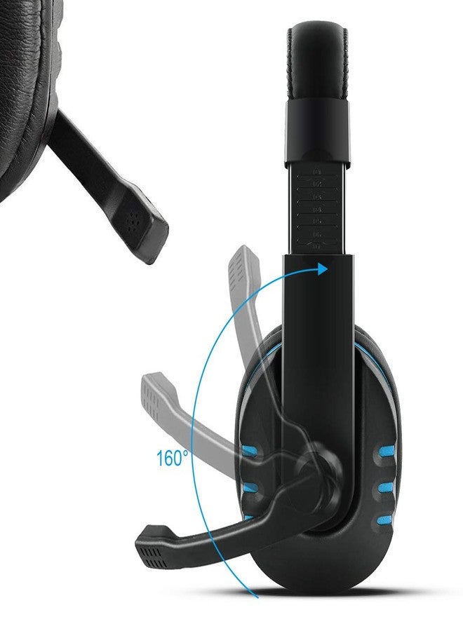 DaKuan 3.5mm Gaming Headset, Over Ear Noise Isolating Headphone with Mic and Volume Control,Compatible with Laptop, PC, PS4, Xbox One Controller, Bonus with Extra 3.5mm Adapter - Image 5