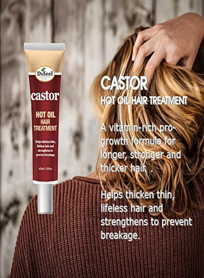 Difeel Hot Oil Hair Treatment with Castor Oil 1.5 oz. - Natural Castor Oil for Hair Growth - Image 2