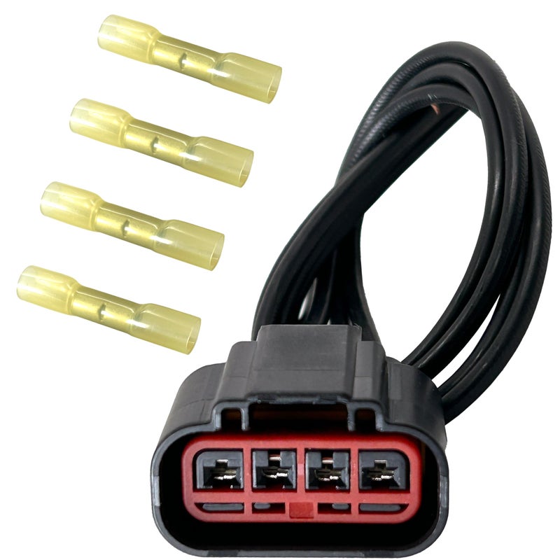 WPT688 HVAC Blower Motor Resistor Connector Plug Wiring Harness Pigtail Compatible with Explorer Escape Expedition Mustang Fiesta Lincoln Mark Lt Navigator Mercury Mariner 3U2Z14S411ZEA