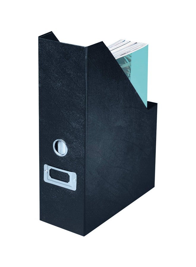 Snap-N-Store Fiberboard Magazine File With Pvc Laminate 12.25 X 3.88 X 9.75 Inches Black (Sns01565) - Image 2