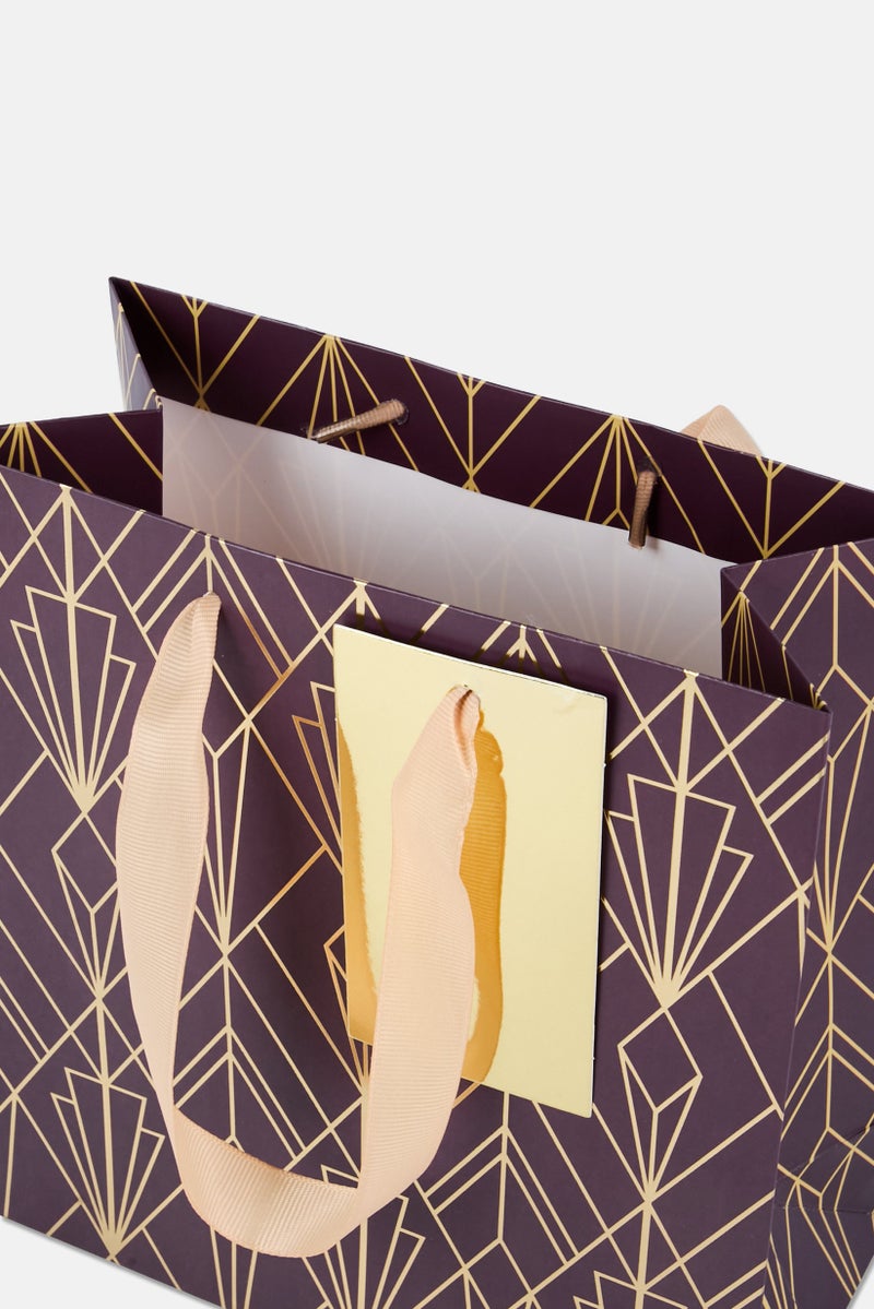Stella Rose Set of 3 Allover Print  Gift Bags, Multicolor - Image 3