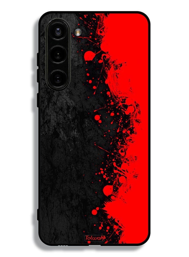 Tolwak Samsung Galaxy S23 Plus 5G Protective Case Cover Paint Abstract Pattern - Image 3