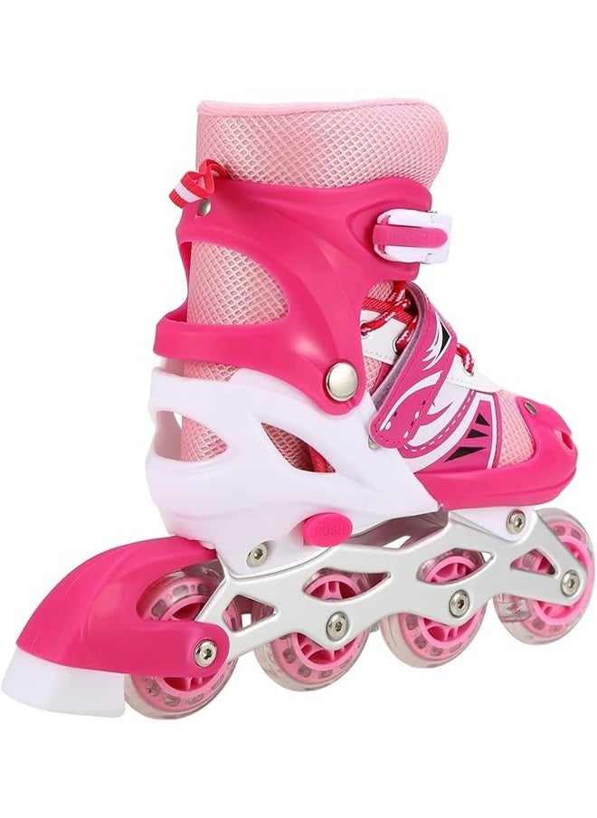 Generic Pepisky Children Roller Skates Adjustable Inline Skating shoes Outdoor Roller Skates for Boys Girls  - Image 2