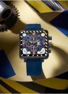 T5 T5 Men's Chronograph Square Dial Silicone Strap Watch  - Image 2