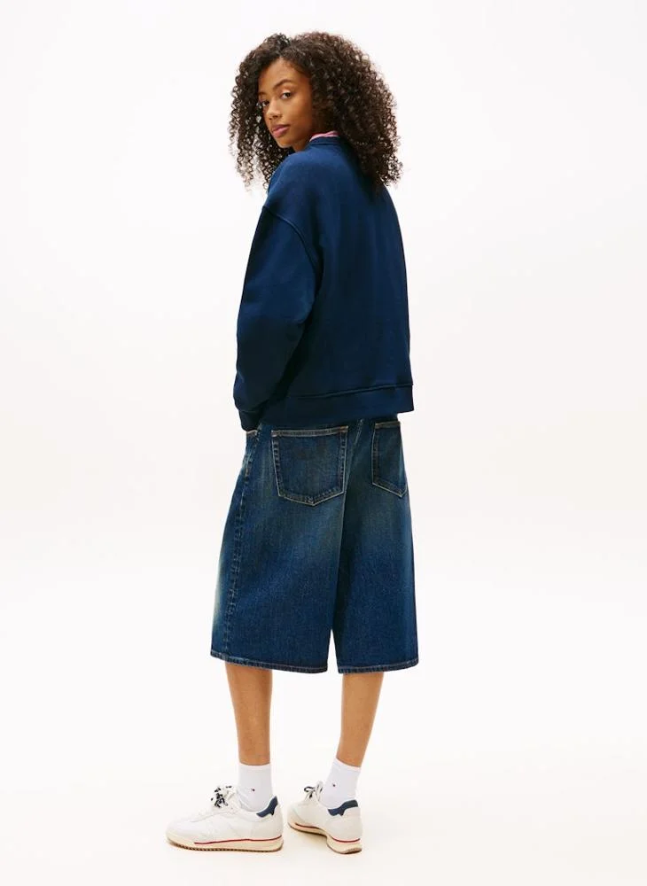 TOMMY JEANS Logo Crew Neck Sweatshirt