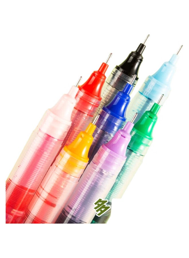 M.G Chenguang (M&G) Stationery 0.5Mm Multi-Color Colored Gel Pens, Z1 Quick-Drying Rollerball Pens, Full Needle Tube Signing Pens, 8 Pens/Box, Arpm2007 - Image 2