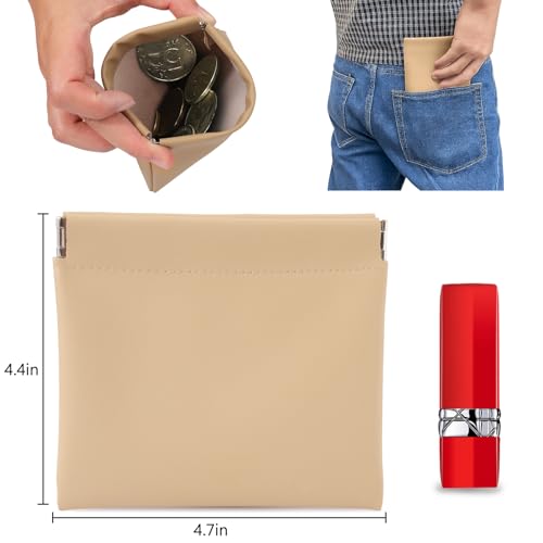 BUSOHA 6 PCS Small Makeup Bag for Purse, Mini Portable Cosmetic Bags for Women, Coin Purse Lipstick Cosmetic Accessories Organizer, Small Travel Kit Storage Pouch - Image 2