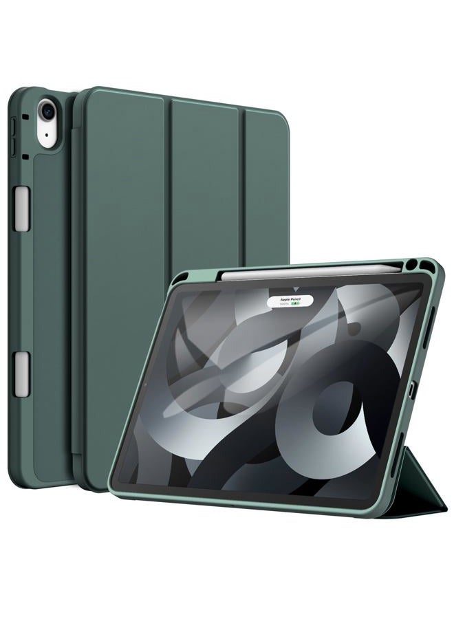 Jetech Case for iPad Air 11-Inch M4/M3/M2 (2026/2025/2024), iPad Air 5/4 (2022/2020 5th/4th Generation 10.9-Inch) with Pencil Holder, Slim Tablet Cover with Soft TPU Back (Misty Blue) - Image 1