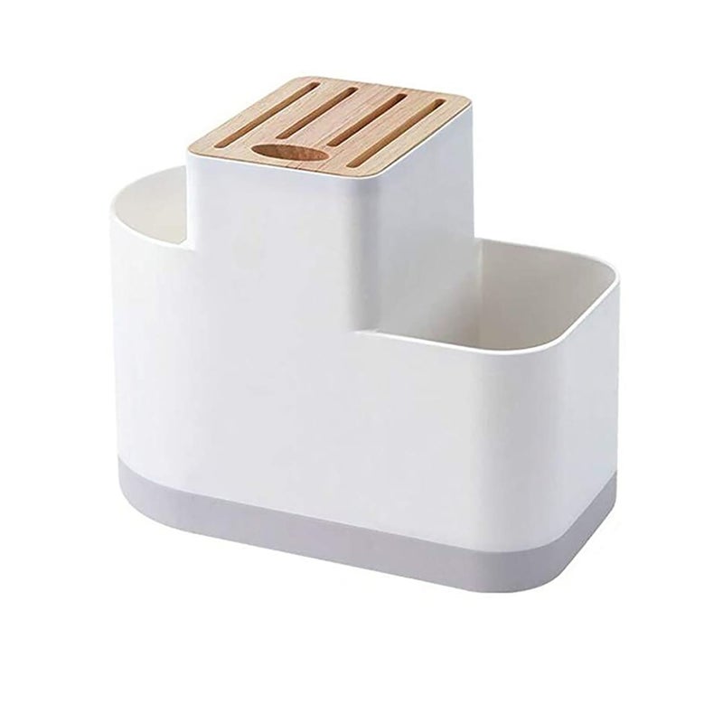 SOLARAE Multifunction Kitchen Storage Rack Plastic Draining Inserted  Block Flatware Organizer Cutlery Holder For Chopsticks Spoons - Image 1