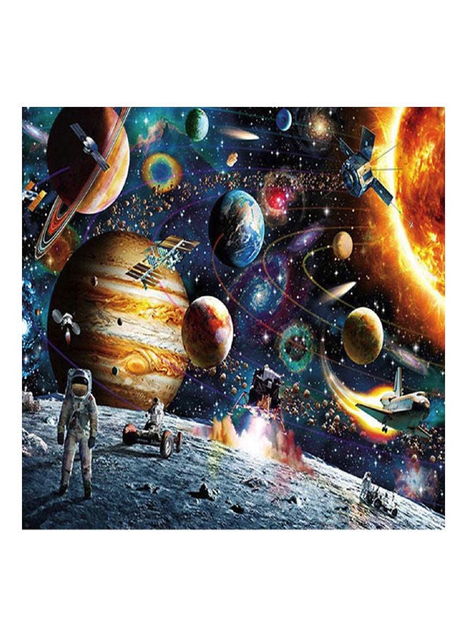 1000 قطعة من أحجية قطع التركيب التعليمية - أحجية الصور المقطوعة بتصميم نجوم الفضاء والمناظر الطبيعية - Image 1