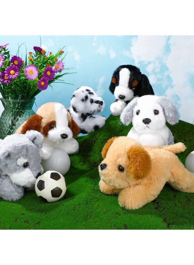 Harrycle 6 Pcs 8 Inch Stuffed Animal Plush Dog Puppy Soft Plush Pillow Toy Fluffy Puppy Set for Kids Girls Dog Theme Party Favor Birthday Baby Room Home Decor(Mixed Style,Mixed Color) - Image 4