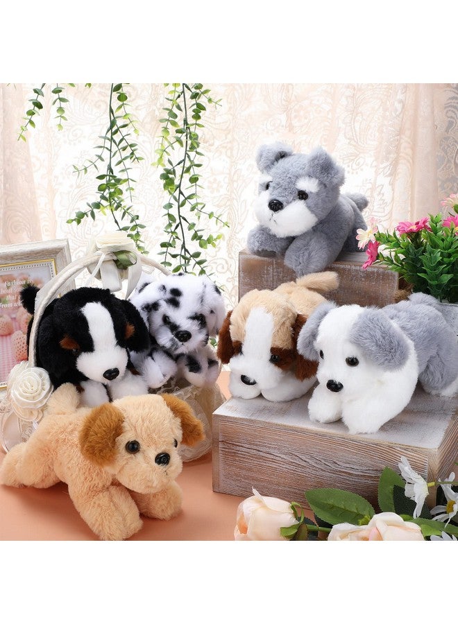 Harrycle 6 Pcs 8 Inch Stuffed Animal Plush Dog Puppy Soft Plush Pillow Toy Fluffy Puppy Set for Kids Girls Dog Theme Party Favor Birthday Baby Room Home Decor(Mixed Style,Mixed Color) - Image 5