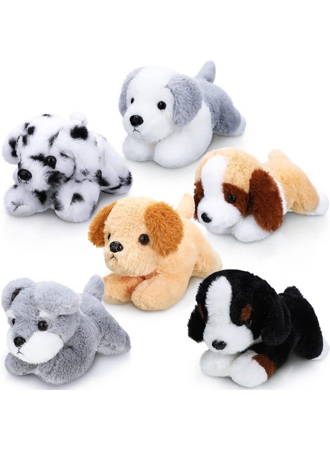 Harrycle 6 Pcs 8 Inch Stuffed Animal Plush Dog Puppy Soft Plush Pillow Toy Fluffy Puppy Set for Kids Girls Dog Theme Party Favor Birthday Baby Room Home Decor(Mixed Style,Mixed Color) - Image 1