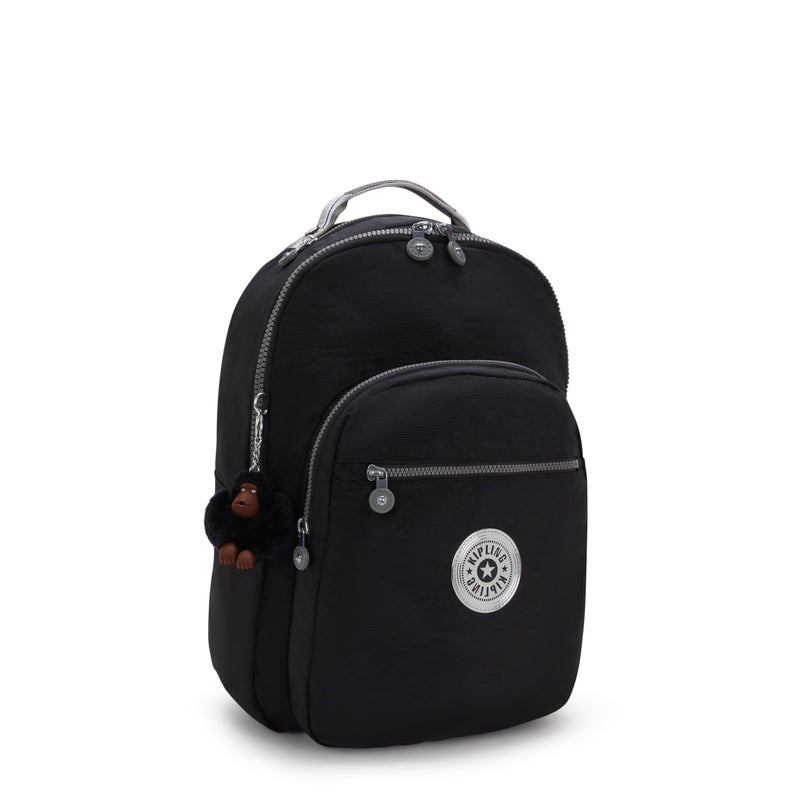 KIPLING KIPLING كيبلن حقيبة ظهر لابتوب نسائية سيول 15"، متينة، فسيحة مع أشرطة كتف مبطنة، مع غلاف واقي مدمج - Image 4