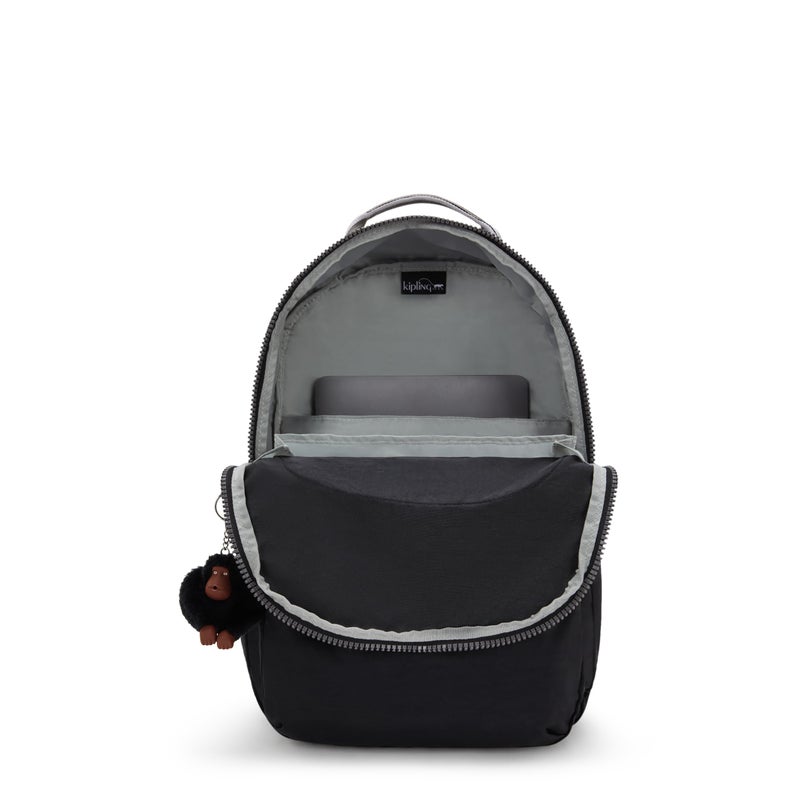 KIPLING KIPLING كيبلن حقيبة ظهر لابتوب نسائية سيول 15"، متينة، فسيحة مع أشرطة كتف مبطنة، مع غلاف واقي مدمج - Image 3