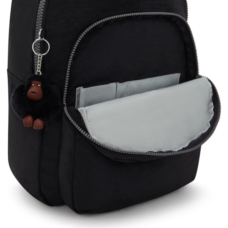 KIPLING KIPLING كيبلن حقيبة ظهر لابتوب نسائية سيول 15"، متينة، فسيحة مع أشرطة كتف مبطنة، مع غلاف واقي مدمج - Image 5