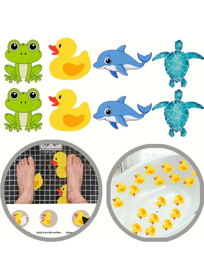 Anti Slip Bathroom Stickers Set Of 10 With Scraper Color ATS013 - Image 2