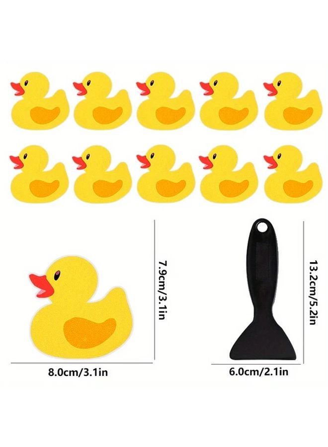 Anti Slip Bathroom Stickers Set Of 10 With Scraper Color ATS013 - Image 3