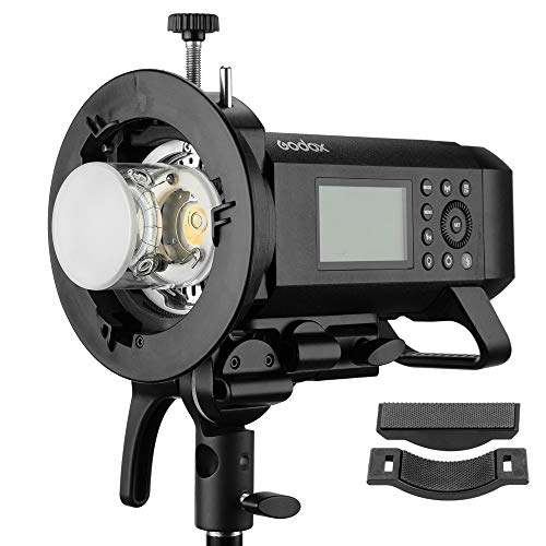 Godox S2 Speedlite Bracket for Godox AD200Pro, AD200, AD400Pro, for V1 Round Head Speedlite, V860II / TT685 / TT350 Series, S-Type Bracket Updated Version Bowens Mount Holder - Image 4