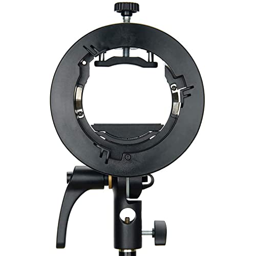 Godox S2 Speedlite Bracket for Godox AD200Pro, AD200, AD400Pro, for V1 Round Head Speedlite, V860II / TT685 / TT350 Series, S-Type Bracket Updated Version Bowens Mount Holder - Image 1