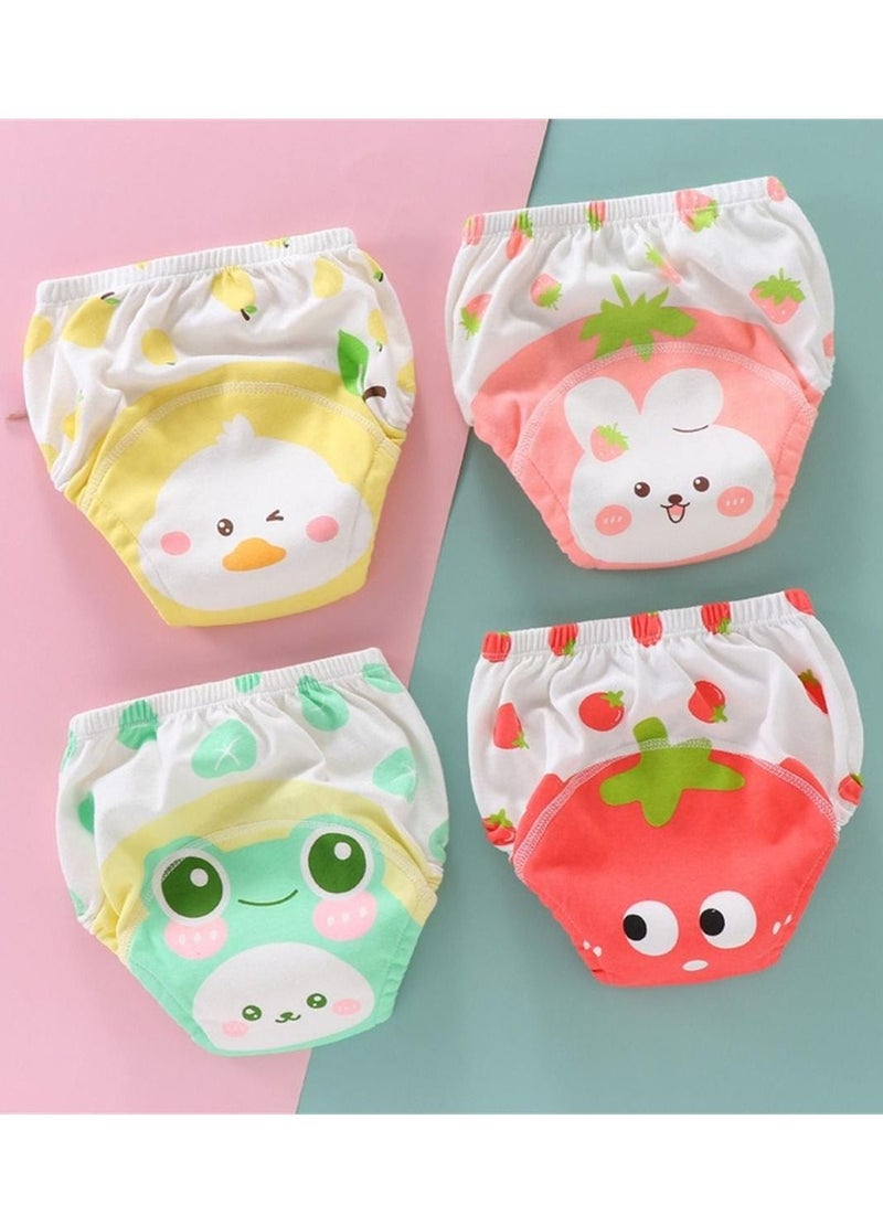 Loquat 4Pcs Baby Potty Gauze Training Pants