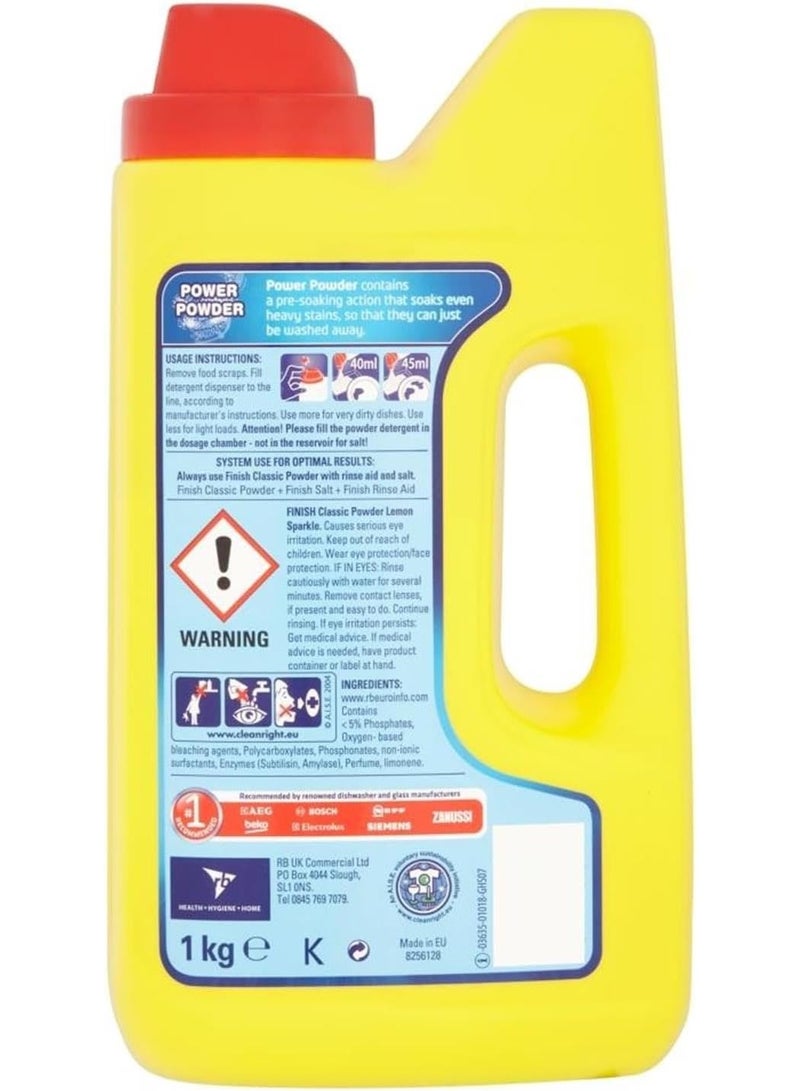 فنيش عرض التوفير: فينيش مسحوق كلاسيك لغسالات الأطباق - برائحة الليمون (2 × 1 كجم) - Image 3