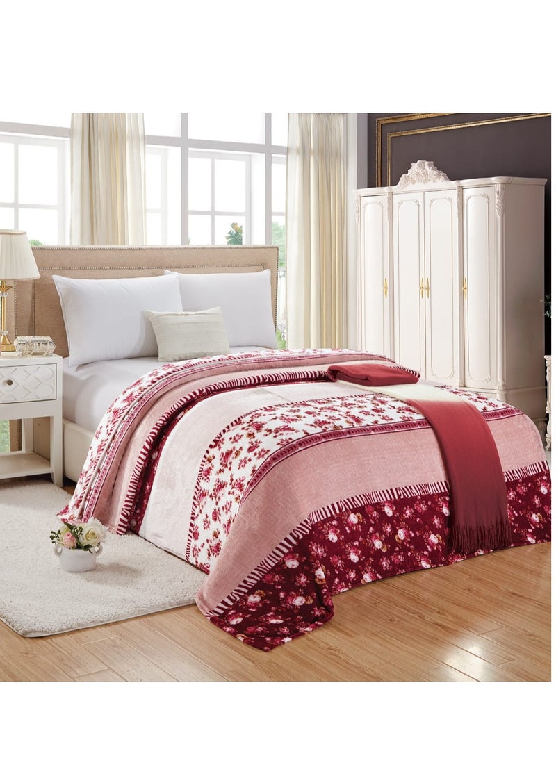 Moon Single Size Throw Blanket All Season Warm Lightweight Super Soft Microfiber Flannel For Couch Bed And Sofa 150x200 CM  - Image 1