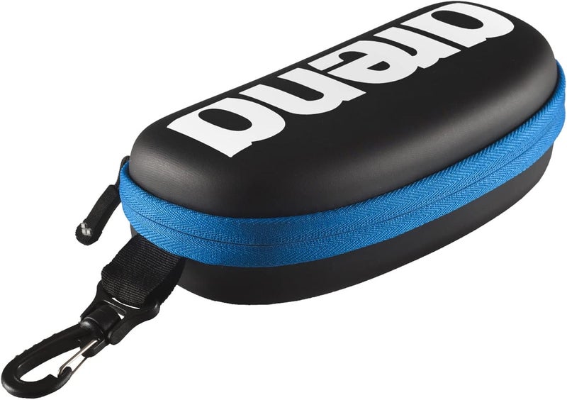 Arena Unisex Swim Goggle Case - Protective Hardcover Carrying Case with Clip - Image 1